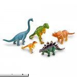 Learning Resources Jumbo Dinosaurs I T-Rex Brachiosaurus Stegosaurus Triceratops and Raptor I 5 Pieces Ages 3+ Standard Packaging B0012TTHPM